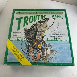Great Newfoundland Trouting Game Board Game - Complete
